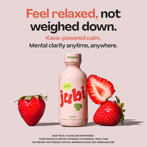 Jubi Strawberry Chill Kava Shot — The Natural Relaxation Shot That Actually Works