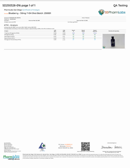 7oh 50mg Shots (Wholesale)
