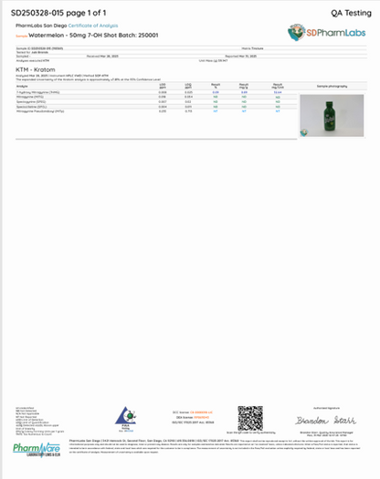 7oh 50mg Shots (Wholesale)