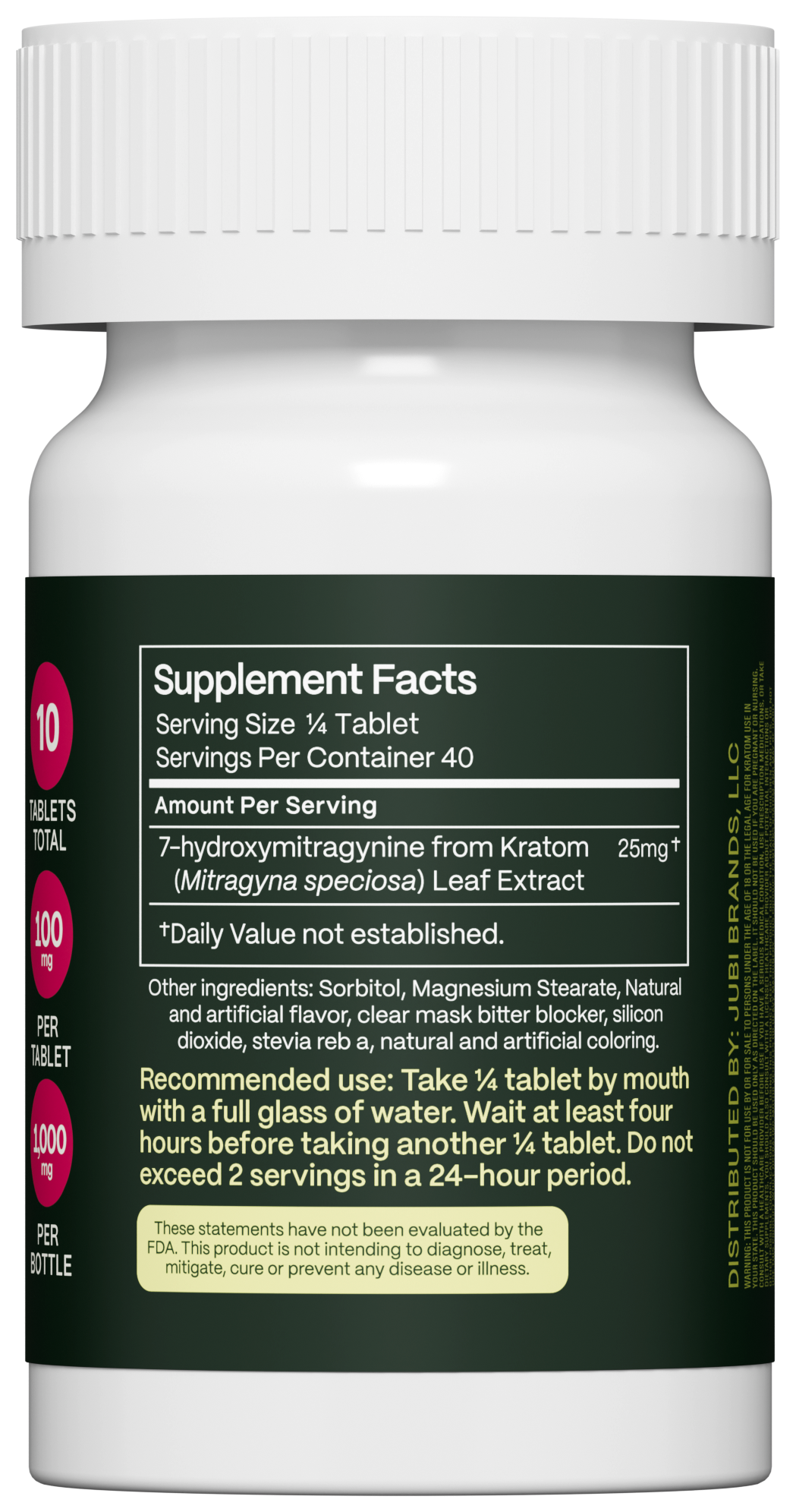 Jubi 7OH 10CT 100mg (Wholesale)
