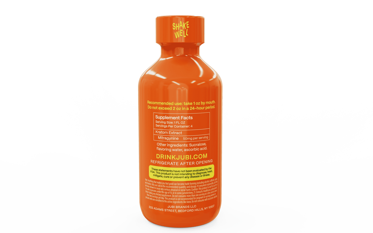 Jubi Power Citrus Kratom Extract – 200mg Mitragynine, 2 fl oz