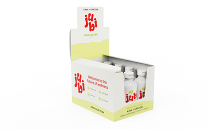 Jubi Piña Colada Relax Shot - Kava & Kratom Relaxation Shot