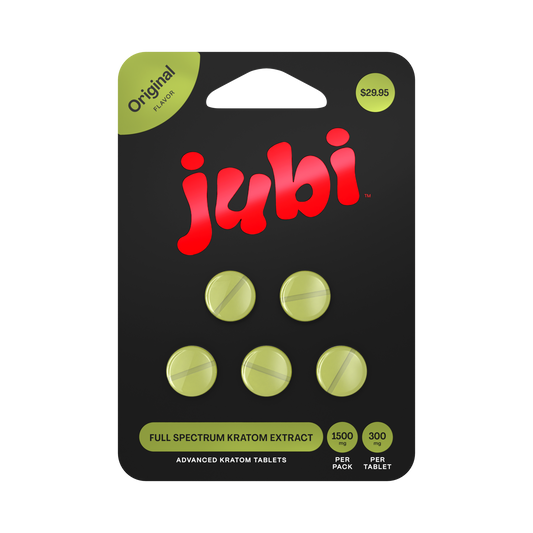 Jubi Full Spectrum Kratom Extract Tablets – 1500MG | 5CT