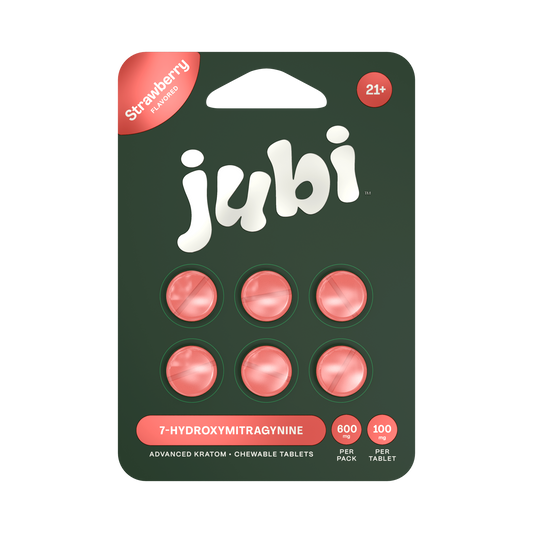 Jubi 7OH 100mg Chewable Tablets - Premium 7-Hydroxymitragynine Extract