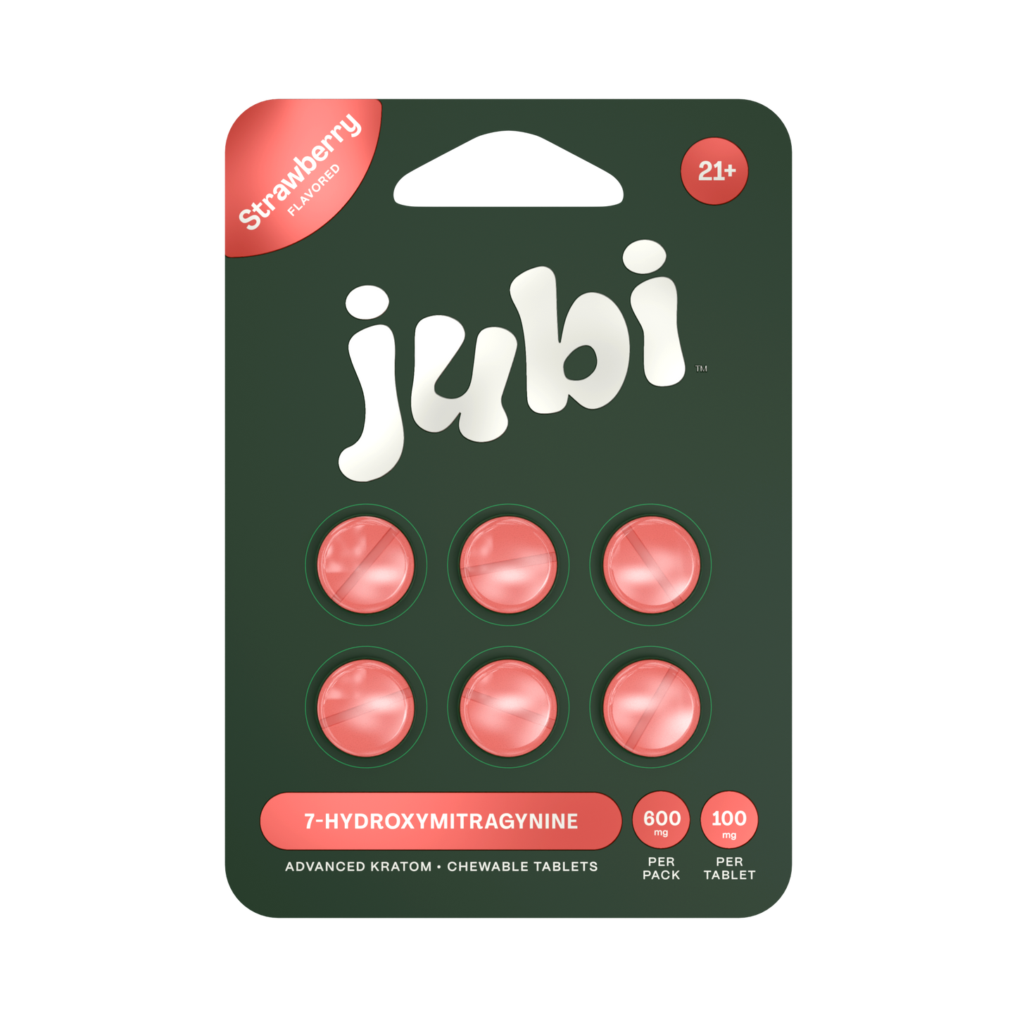 🎁 Jubi 7OH 100mg Chewable Tablets - Premium 7-Hydroxymitragynine Extract (100% off)