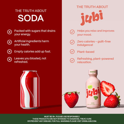 Jubi Strawberry Chill Kava Shot — The Natural Relaxation Shot That Actually Works