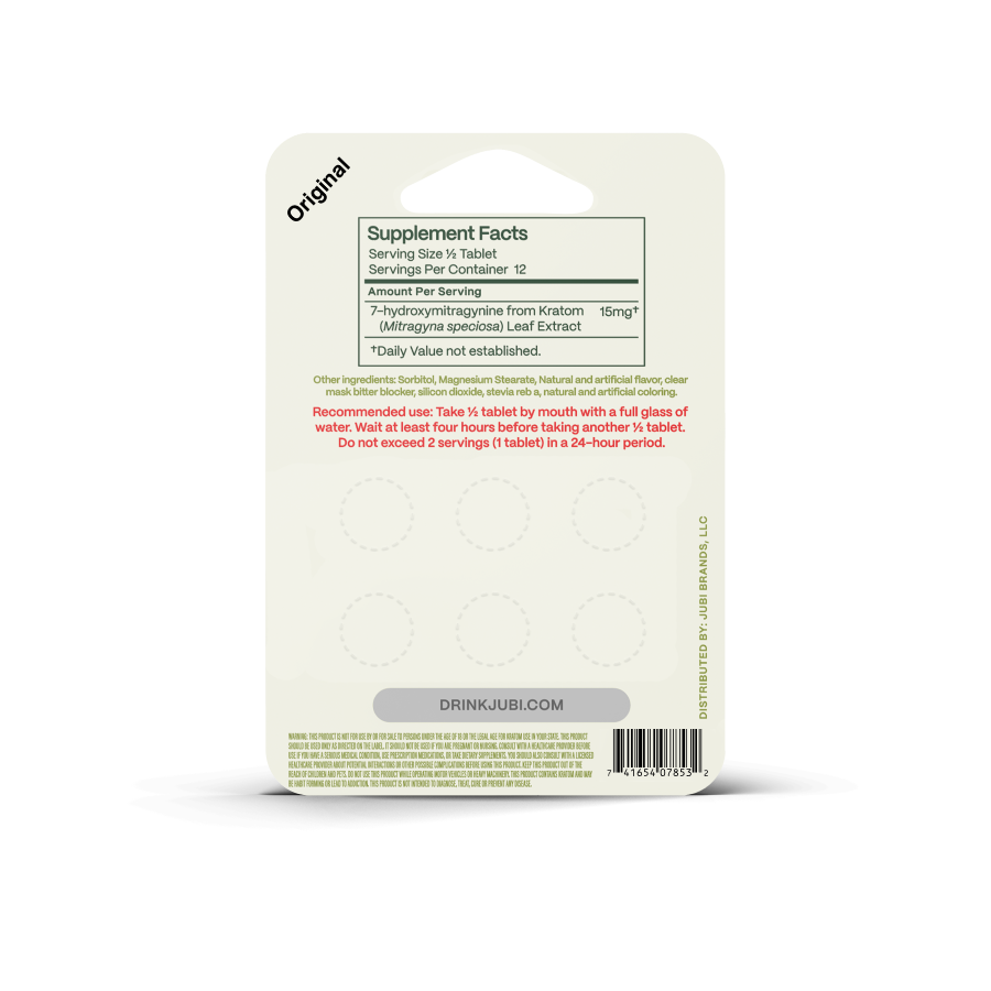 Jubi 7OH 30mg Chewable Tablet - Single Pack