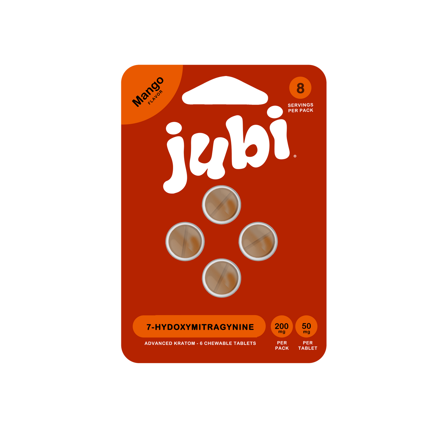 🎁 Jubi 7OH 50mg Chewable Tablets - Precise, Portable 7-Hydroxymitragynine Extract (100% off)
