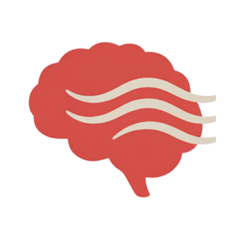 Icon representing calm mood and mental focus