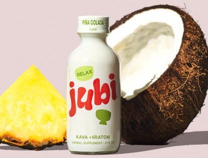 Jubi Piña Colada Relax Shot - Kava & Kratom Relaxation Shot