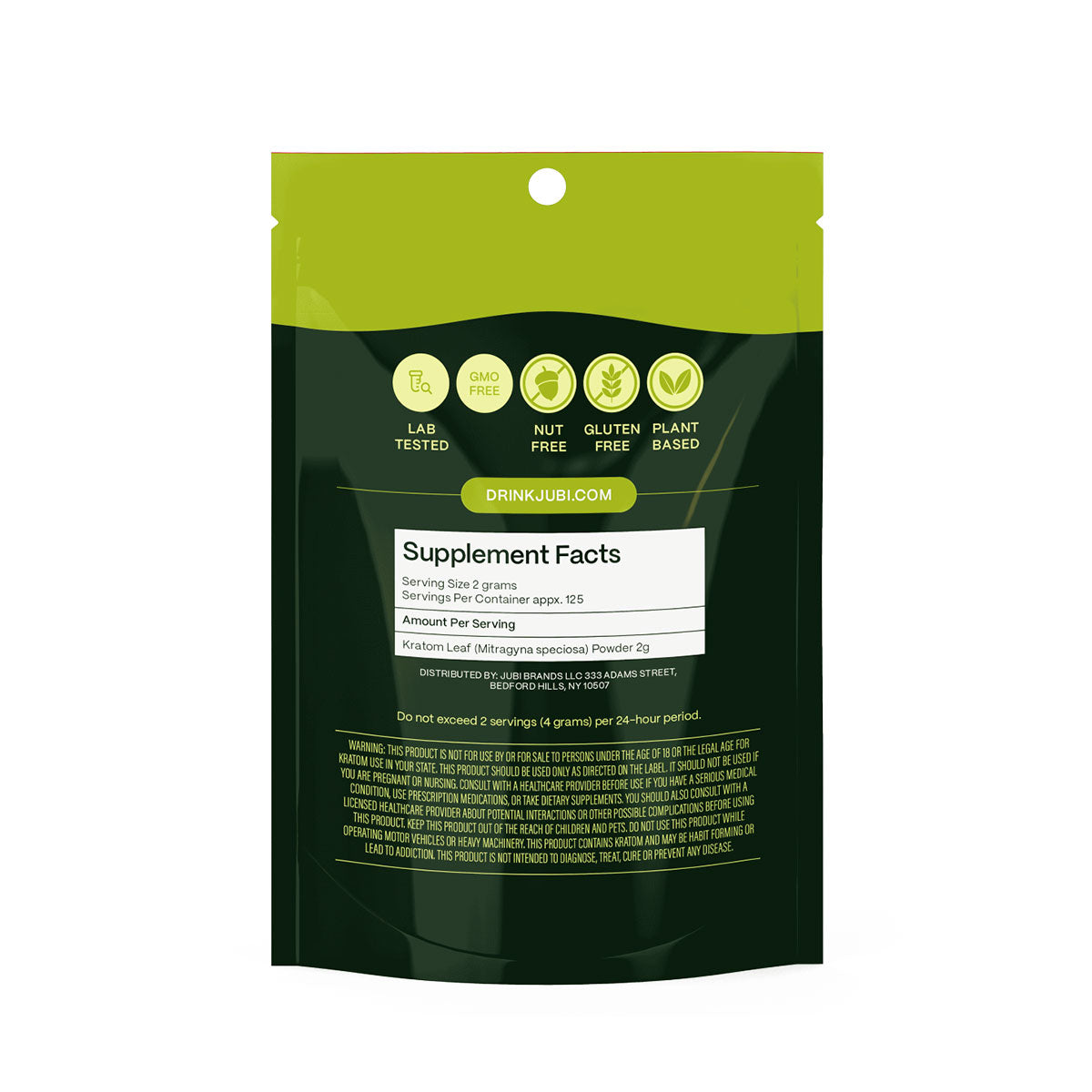 Maeng Da Kratom 60g Powder - 3 Strain Variety Pack (20% off)