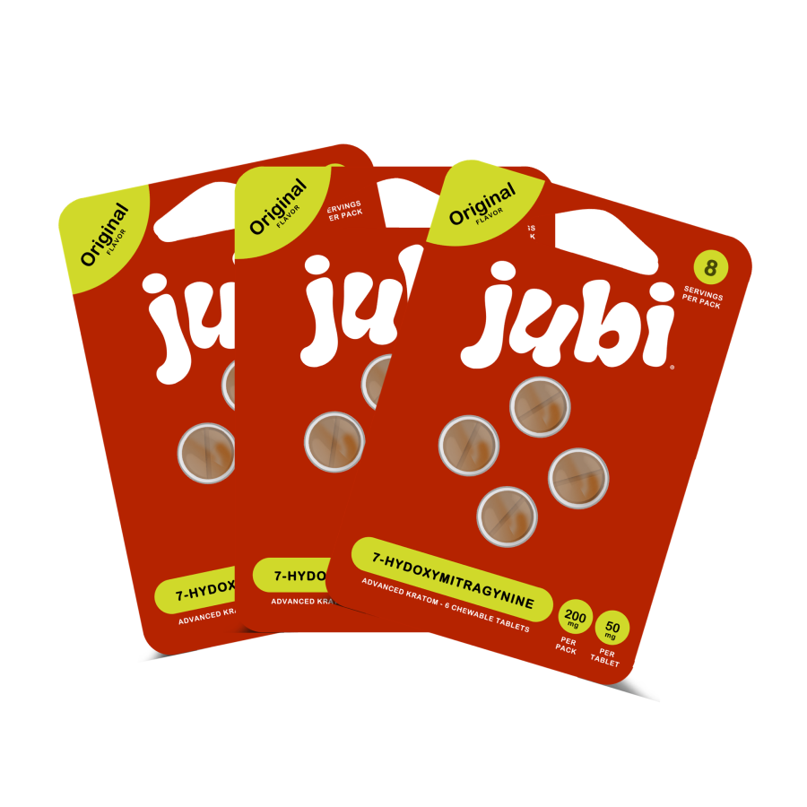 Jubi 7OH 50mg Chewable Tablets - Precise, Portable 7-Hydroxymitragynine Extract