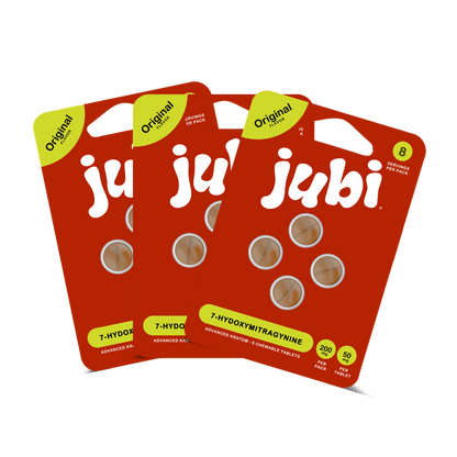 Jubi 7OH 50mg Chewable Tablets - Precise, Portable 7-Hydroxymitragynine Extract
