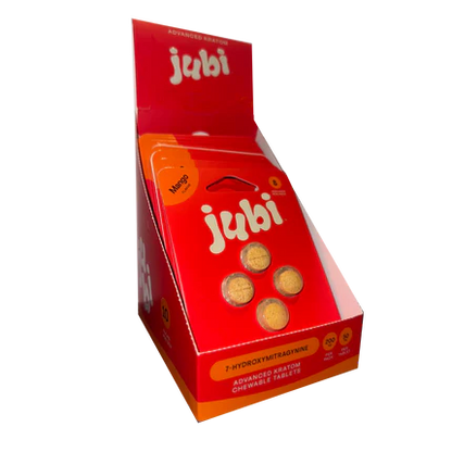 Jubi 7OH 50mg Chewable Tablets - Precise, Portable 7-Hydroxymitragynine Extract