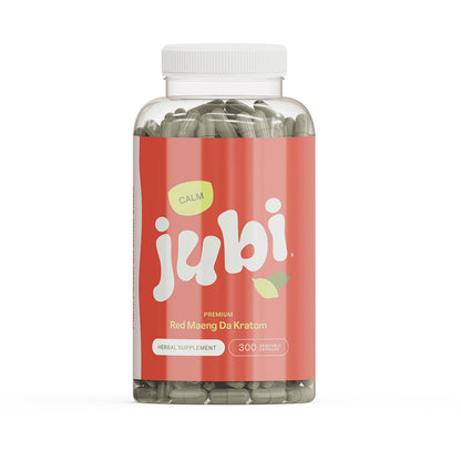 Jubi Maeng Da Kratom Vegetable Capsules - 3 Strains | Energy, Focus & Calm